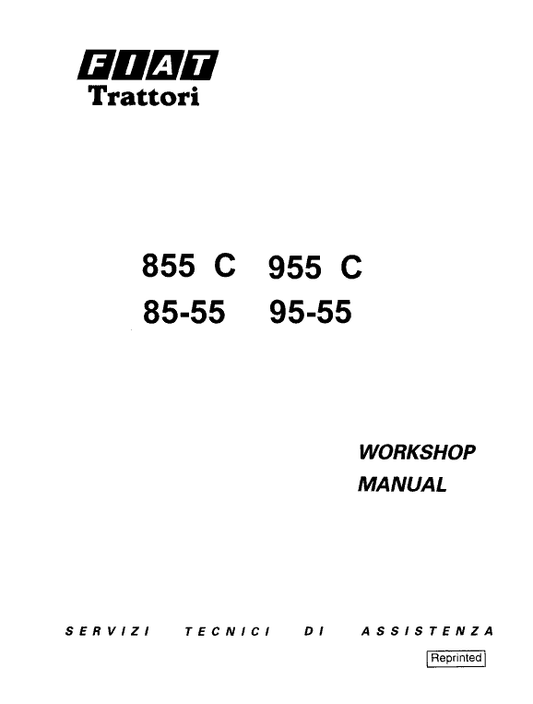 New Holland 855, 95-55, 955, C Tractor Service Repair Manual 06910092 - PDF