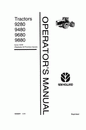 New Holland 9280, 9480, 9680, 9880 Operator's Manual 41895300 - PDF