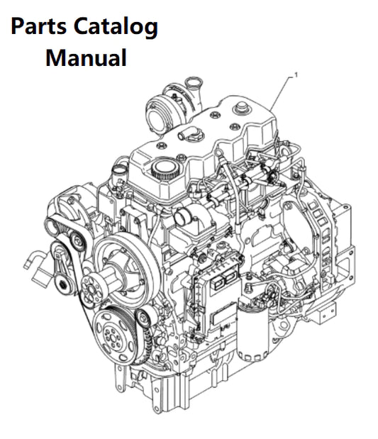 New Holland B002 Engine F4DFE614G PN/5802469397-128KW Parts Catalog Manual - PDF