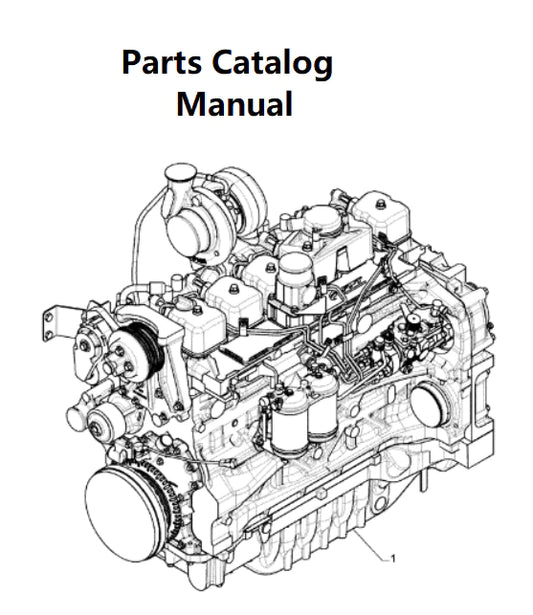 New Holland B601 Engine F4CE0654D 5801652693-47373650 Parts Catalog Manual - PDF