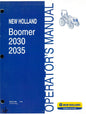 New Holland Boomer™ 2030, Boomer™ 2035 Operator's Manual 87477103 - PDF