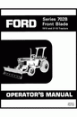 New Holland Ford SE4385 Srs 702B Front Blade For 1910 & 2110 Tractor Operator's Manual 42070216 - PDF