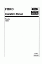 New Holland Ford Se3750A 1300 Tractor Operator's Manual 42130011 - PDF