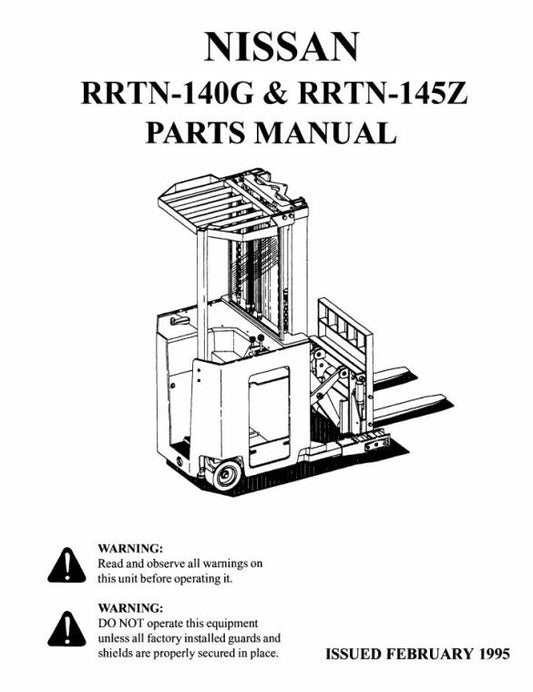 Nissan RRTN-140G,RRTN-145Z Forklift Parts Manual