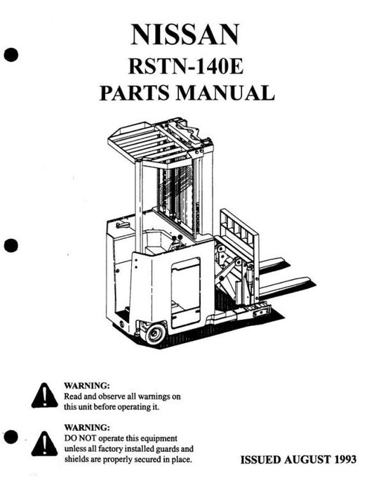 Nissan RSTN-140E Forklift Parts Manual