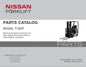 Nissan T1B2P Forklift Parts Catalogue Manual CF671-UBOOK