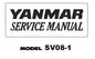 SV08-1 YANMAR EXCAVATOR SERVICE REPAIR MANUAL