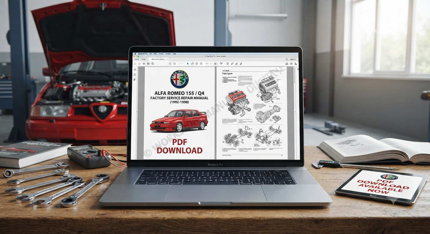 Alfa Romeo 155 Q4 Factory Service Repair Manual (1992-1998) PDF Download | AutoManualHub