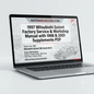 1997 Mitsubishi Galant Factory Service and Workshop Manual with 1998 and 2001 service supplements covering factory specifications, maintenance, repairs, and workshop procedures.