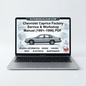 Chevrolet Caprice Factory Service and Workshop Manual for 1991–1996 models covering engine, gearbox, differential, wiring diagrams, diagnostics, maintenance, repairs, and rebuild procedures.