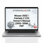 Nissan 350Z Fairlady Z Z33 Owner's Manual for 2002–2008 models with operating and basic maintenance information in PDF format.