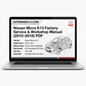 Official Nissan Micra K13 Factory Service and Workshop Manual for 2010–2016 models with repair, maintenance, rebuild and diagnostic information.