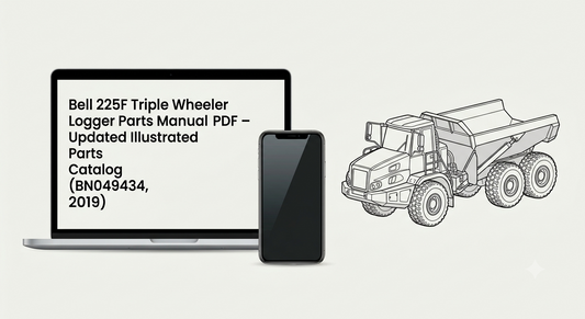 Bell 225F Triple Wheeler Logger Parts Manual PDF Updated Illustrated Parts Catalog BN049434 2019 - AutoManualHub.com
