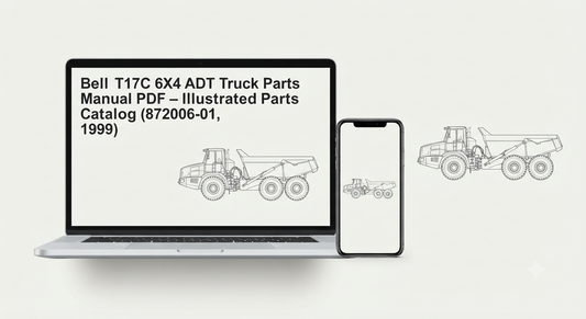 Bell Truck ADT T17C 6X4 Parts Manual 872006-01 PDF