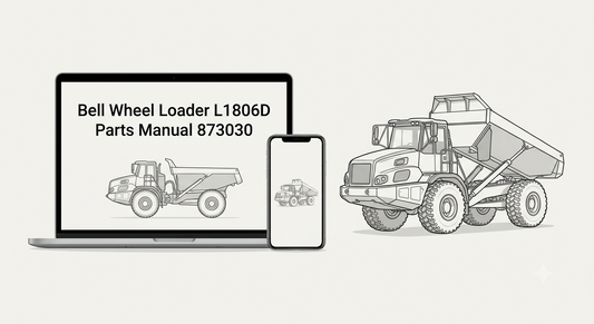 Bell Wheel Loader L1806D Parts Manual 873030 - AutoManualHub.com
