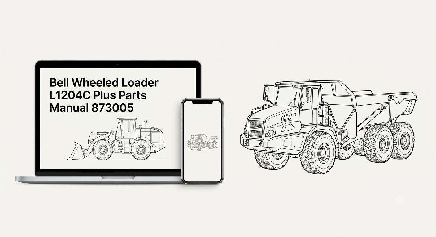 Bell Wheeled Loader L1204C Plus Parts Manual 873005 - AutoManualHub.com