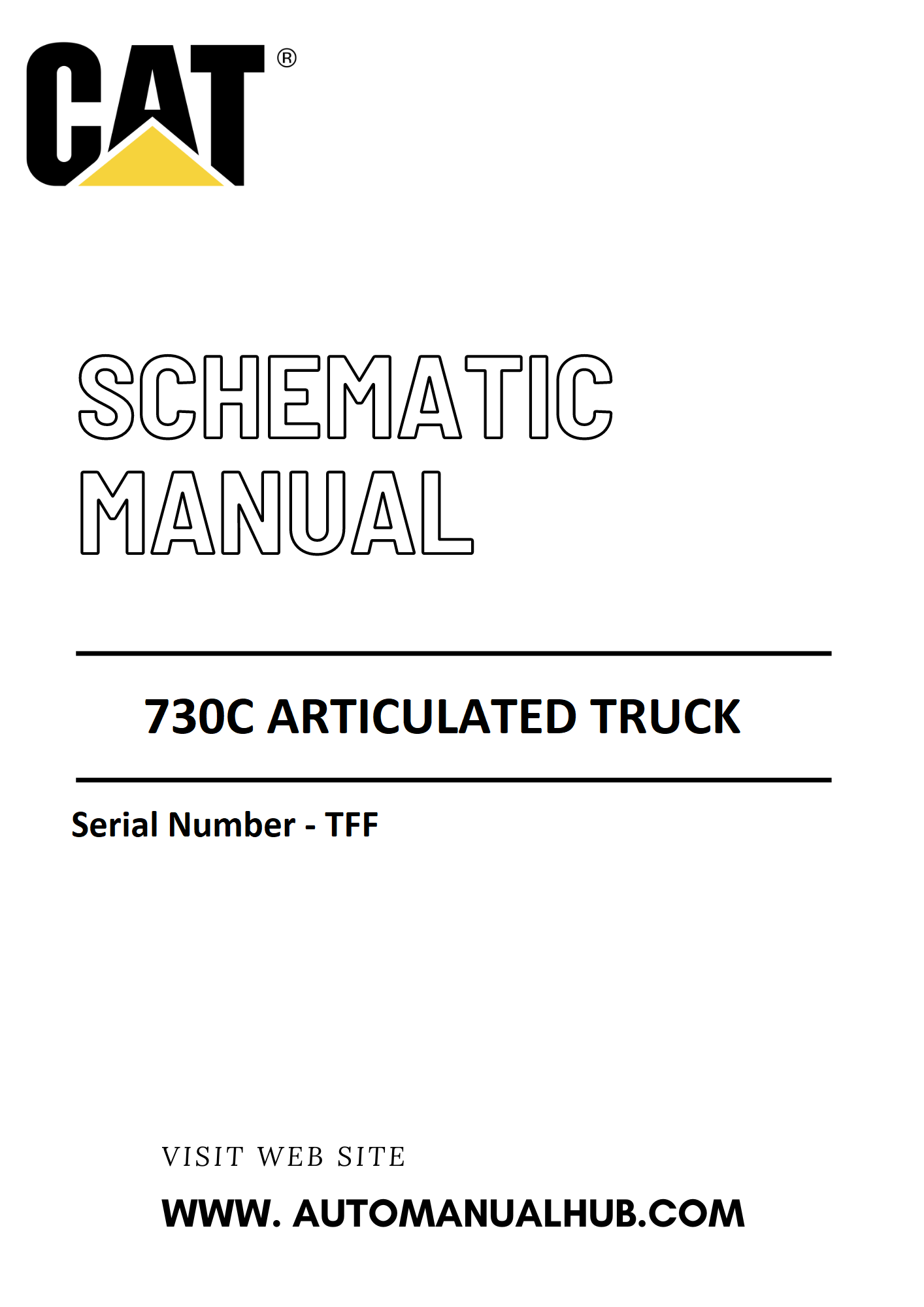 Cat Caterpillar 730C ARTICULATED TRUCK Schematic Diagram Manual - TFF ...