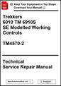 Technical service repair manual for Trekkers 6010 TM 6910S SE Modelled Working Controls with download prompt.