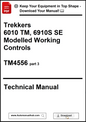 Technical manual cover for Trekkers 6010 TM, 6910S SE with download prompt.