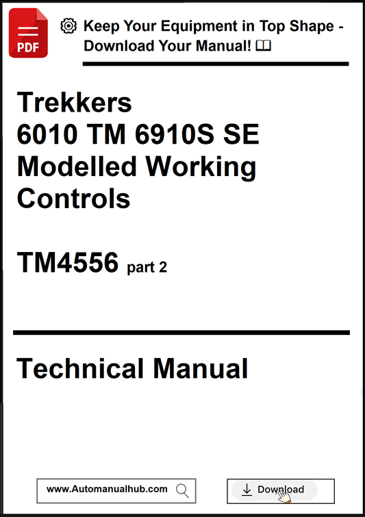 Technical manual cover for Trekkers 6010 TM 6910S SE with download prompt.