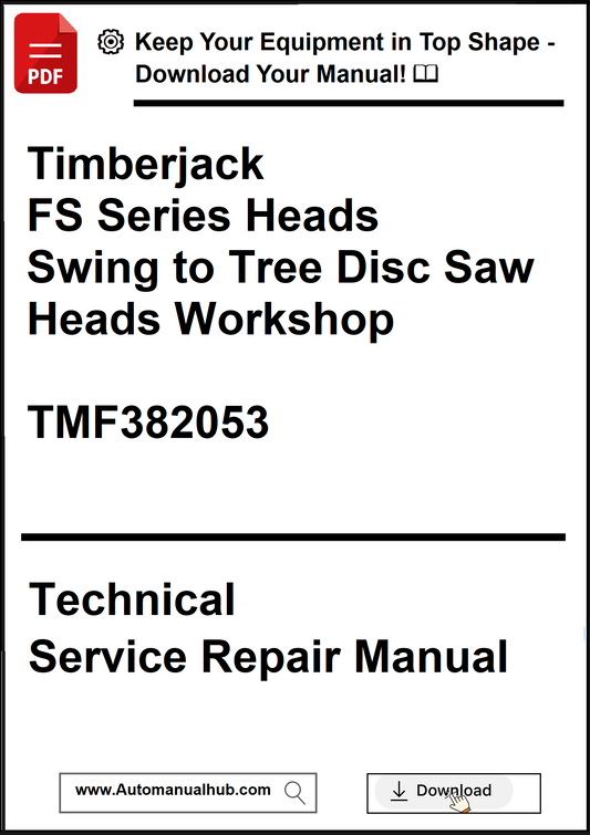 Technical service repair manual for Timberjack FS Series Heads Swing to Tree Disc Saw Heads Workshop with download link.