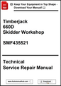 Technical service repair manual for Timberjack 660D Skidder Workshop with download options.
