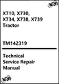 John Deere X710, X730, X734, X738, X739 Signature Series Tractor Technical Service Repair Manual TM142319 - PDF