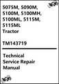 John Deere 5075M, 5090M, 5100M, 5100MH, 5100ML, 5115M, 5115ML Tractor Technical Service Repair Manual TM143719 - PDF