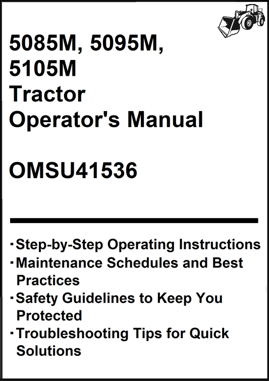 John Deere 5085M, 5095M, 5105M Tractor Operator's Manual OMSU41536 - PDF