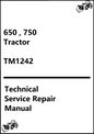 John Deere 650 , 750 Tractor Technical Service Repair Manual TM1242 - PDF