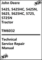 John Deere Tractor 5425, 5425HC, 5425N, 5625, 5625HC, 5725, 5725N Technical Service Repair Manual TM6032 - PDF