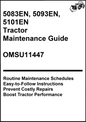 John Deere 5083EN, 5093EN, 5101EN Tractor Maintenance Guide OMSU11447 - PDF