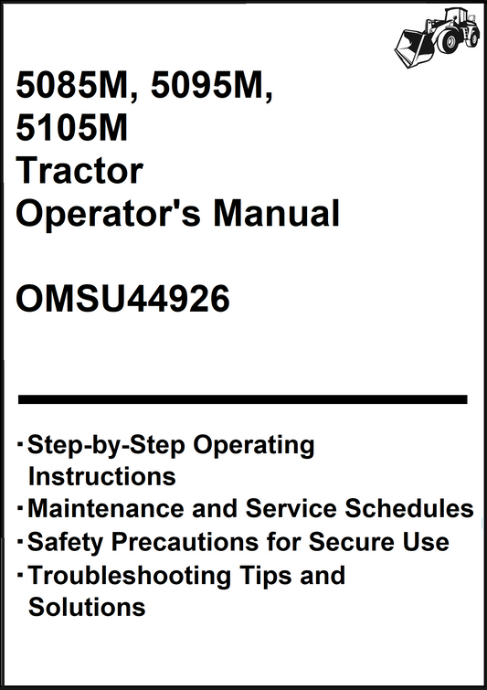 John Deere 5085M, 5095M, 5105M Tractor Operator's Manual OMSU44926 - PDF