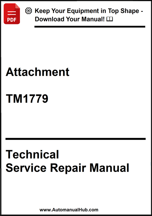 Technical Service Repair Manual cover with text and a download prompt.