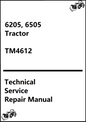 John Deere 6205, 6505 Tractor Technical Service Repair Manual TM4612 - PDF