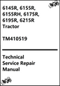 John Deere 6145R, 6155R, 6155RH, 6175R, 6195R, 6215R Tractor Technical Service Repair Manual TM410519 - PDF