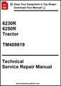 John Deere 6230R, 6250R Tractor Technical Service Repair Manual TM409819 - PDF