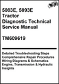 John Deere 5083E, 5093E Tractor Diagnostic Technical Service Manual TM609619 - PDF