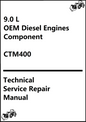 John Deere 9.0 L OEM Diesel Engines (Base Engine) Component Technical Service Repair Manual CTM400 - PDF