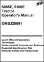 John Deere 5085E, 5100E Tractor Operator's Manual OMSJ20091 - PDF