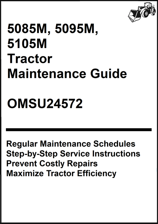 John Deere 5085M, 5095M, 5105M Tractor Maintenance Guide OMSU24572 - PDF