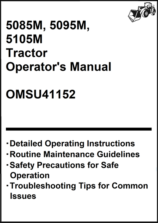 John Deere 5085M, 5095M, 5105M Tractor Operator's Manual OMSU41152 - PDF