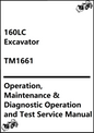 John Deere 160LC Excavator Operation, Maintenance & Diagnostic Operation and Test Service Manual TM1661 - PDF