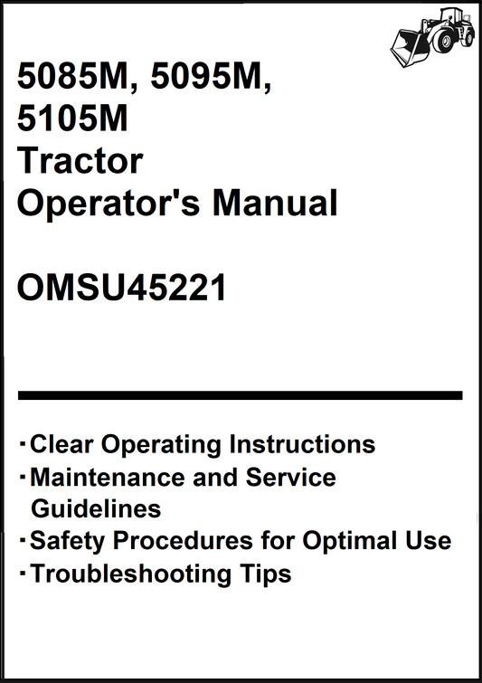 John Deere 5085M, 5095M, 5105M Tractor Operator's Manual OMSU45221 - PDF
