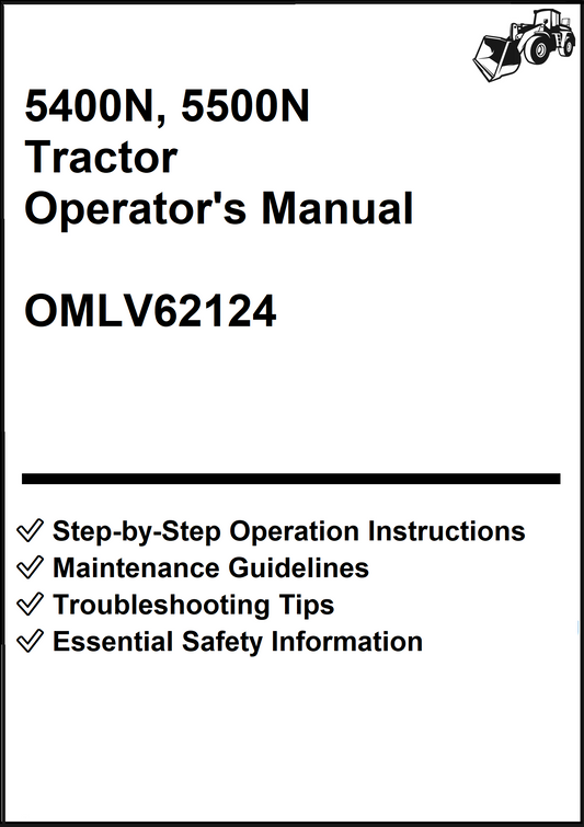 John Deere 5400N, 5500N Tractor Operator's Manual OMLV62124 - PDF