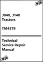 John Deere Tractors 3040, 3140 Technical Service Repair Manual TM4379 - PDF