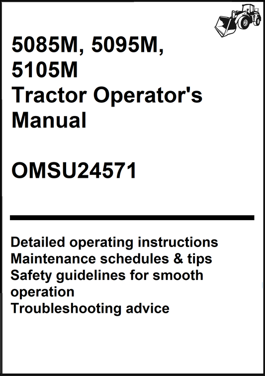 John Deere 5085M, 5095M, 5105M Tractor Operator's Manual OMSU24571 - PDF
