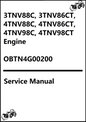 PDF of the John Deere, Yanmar 3TNV88C, 3TNV86CT, 4TNV88C, 4TNV86CT, 4TNV98C, 4TNV98CT Industrial Engine Service Manual OBTN4G00200