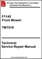 Technical Service Repair Manual for F1145 Front Mower with download prompt.
