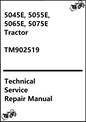 PDF of the John Deere 5045E, 5055E, 5065E, 5075E Tractor Technical Service Repair Manual TM902519